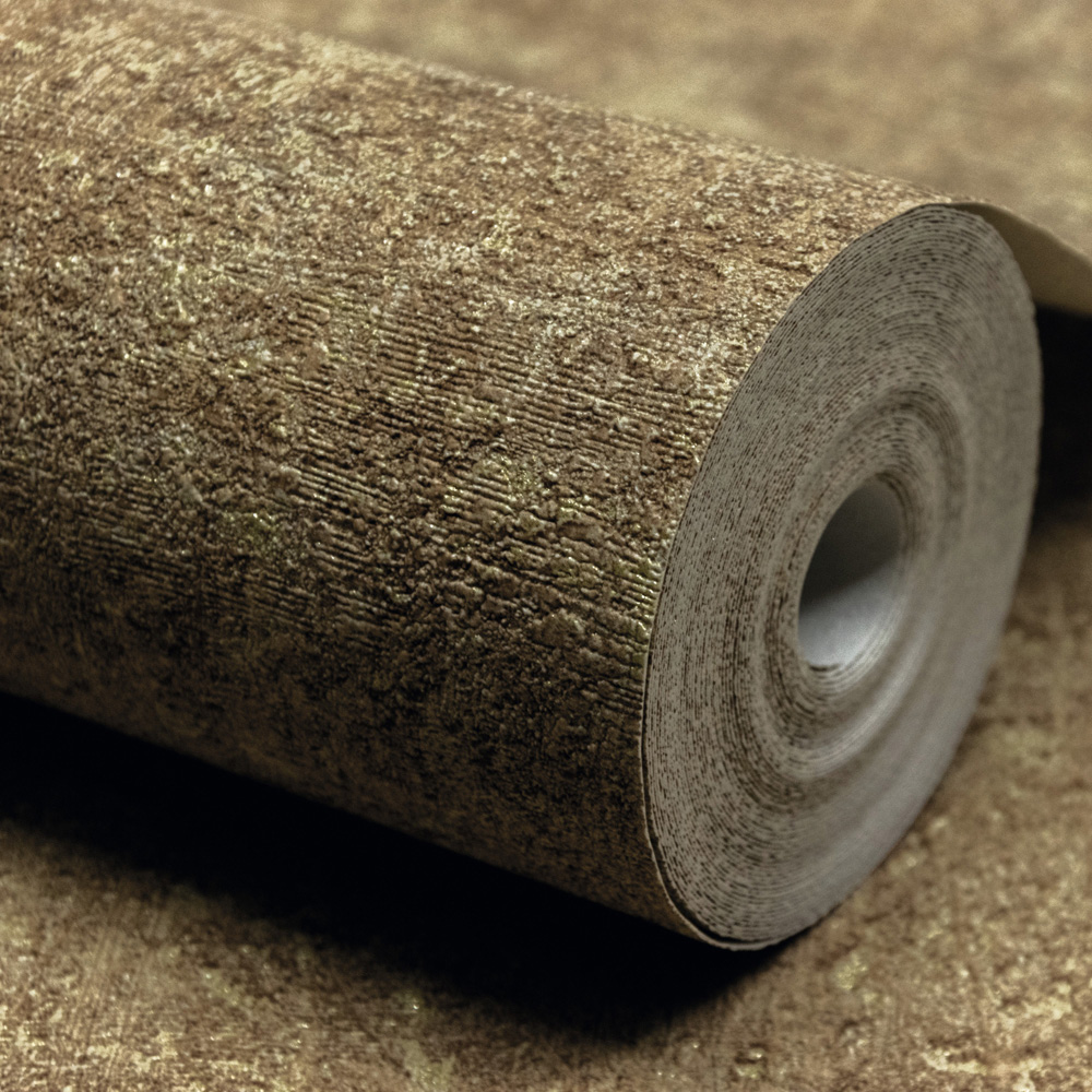 Grandeco Boutique Belize Norite Deep Natural Texture Embossed Gold Wallpaper Image 2