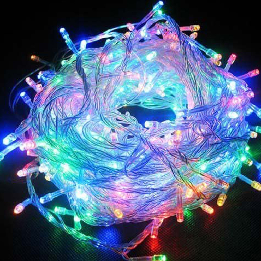 Best Artificial 1000 Multicoloured LED Clear String Light Image 1