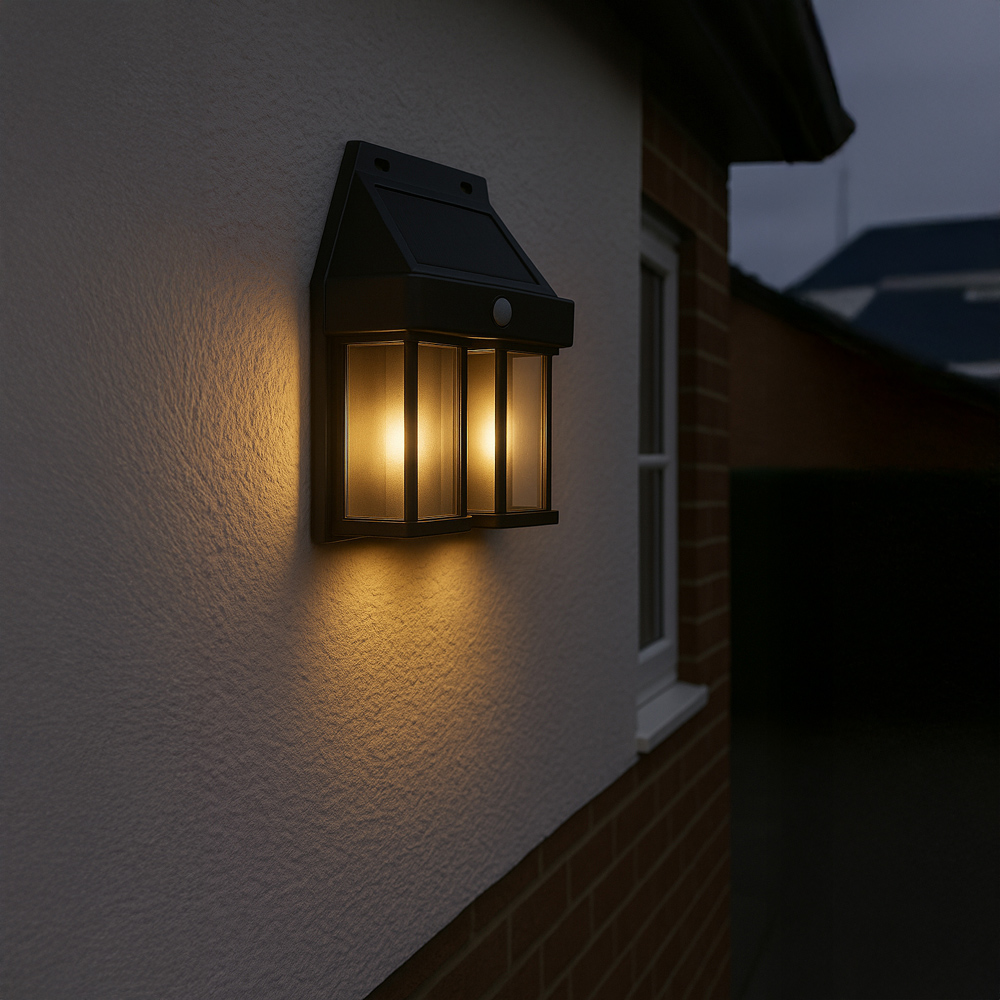 Gardenkraft Solar Sensor Garden Wall Light Image 3