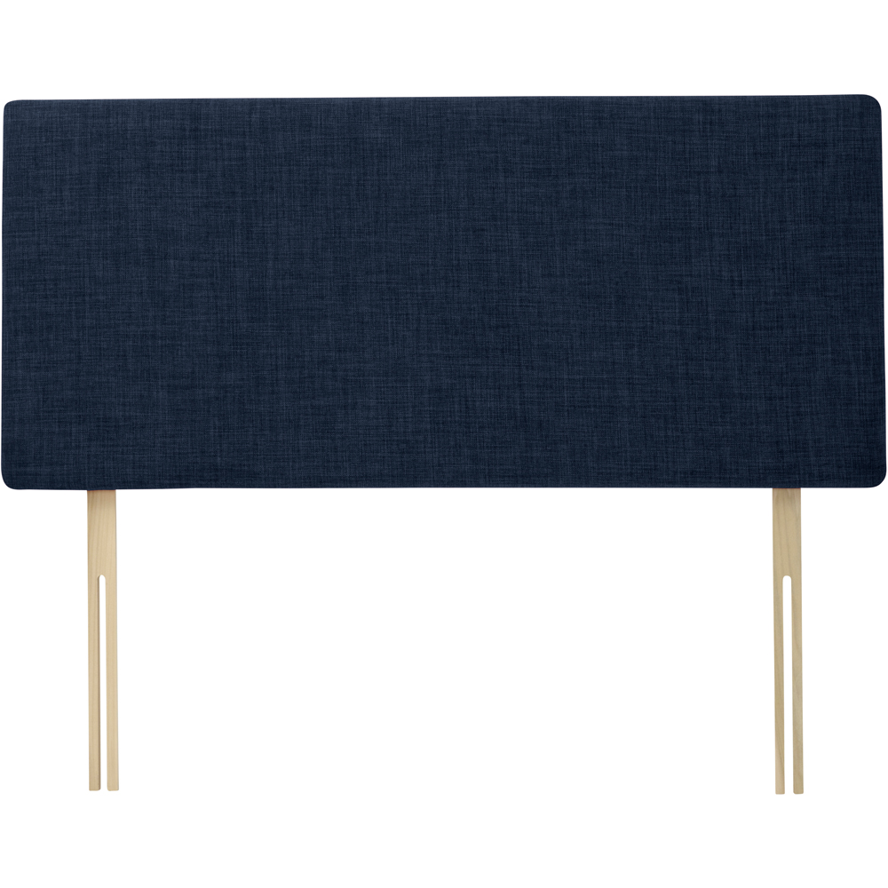 Bedmaster Valencia King Size Midnight Linen Plain Headboard Image 2
