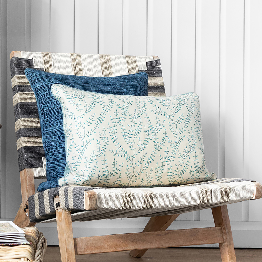 Voyage Maison Additions Eden Ocean Printed Feather Filled Cushion 40 x 60cm Image 2