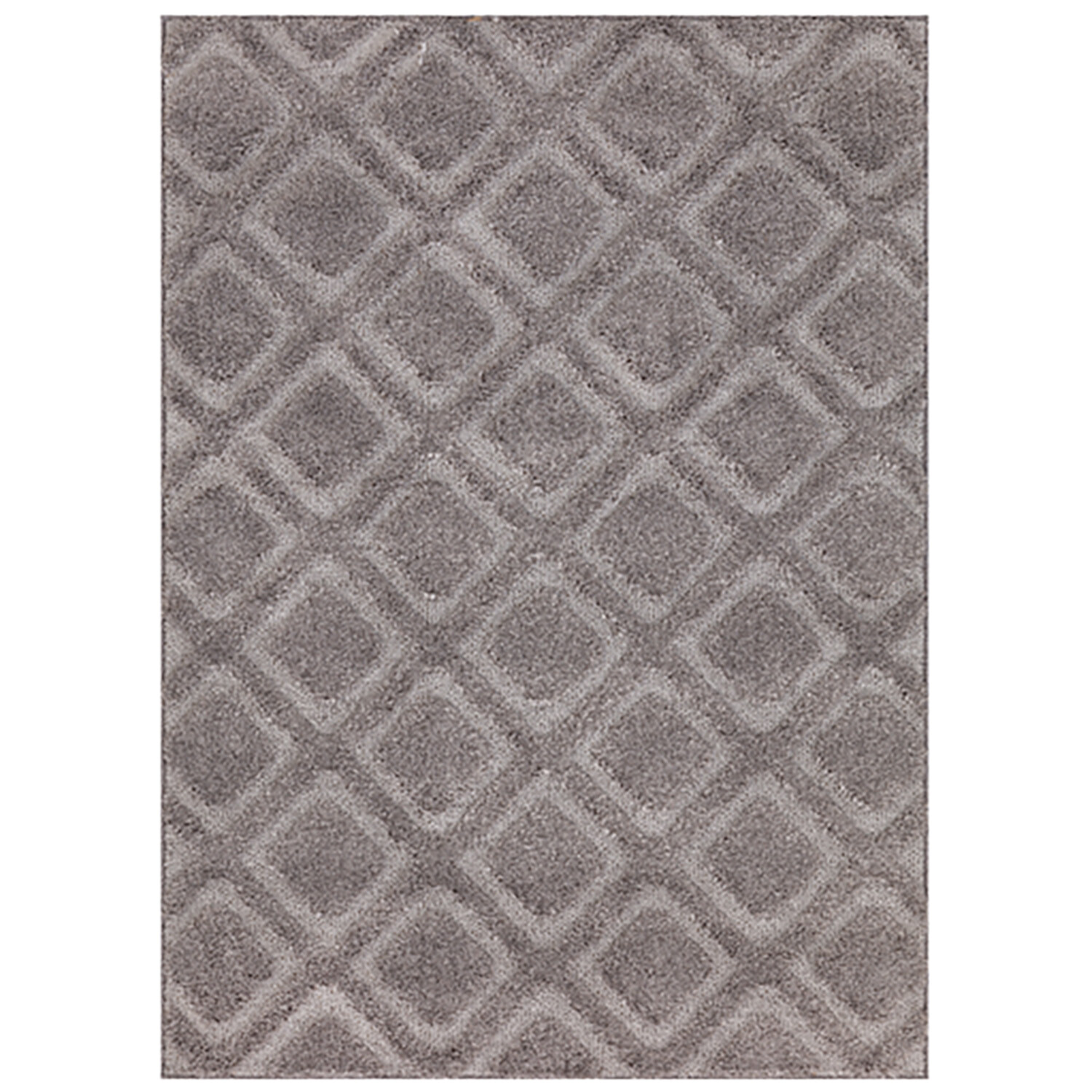 Astrid Diamond Rug - Grey / 100cm Image 2