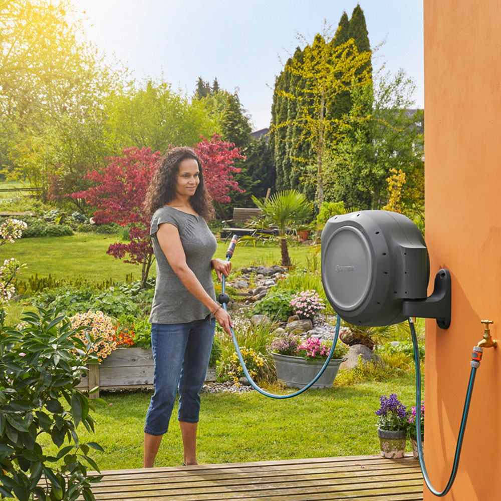 Gardena Wall Mounted Hose Box Rollup 30m Image 5