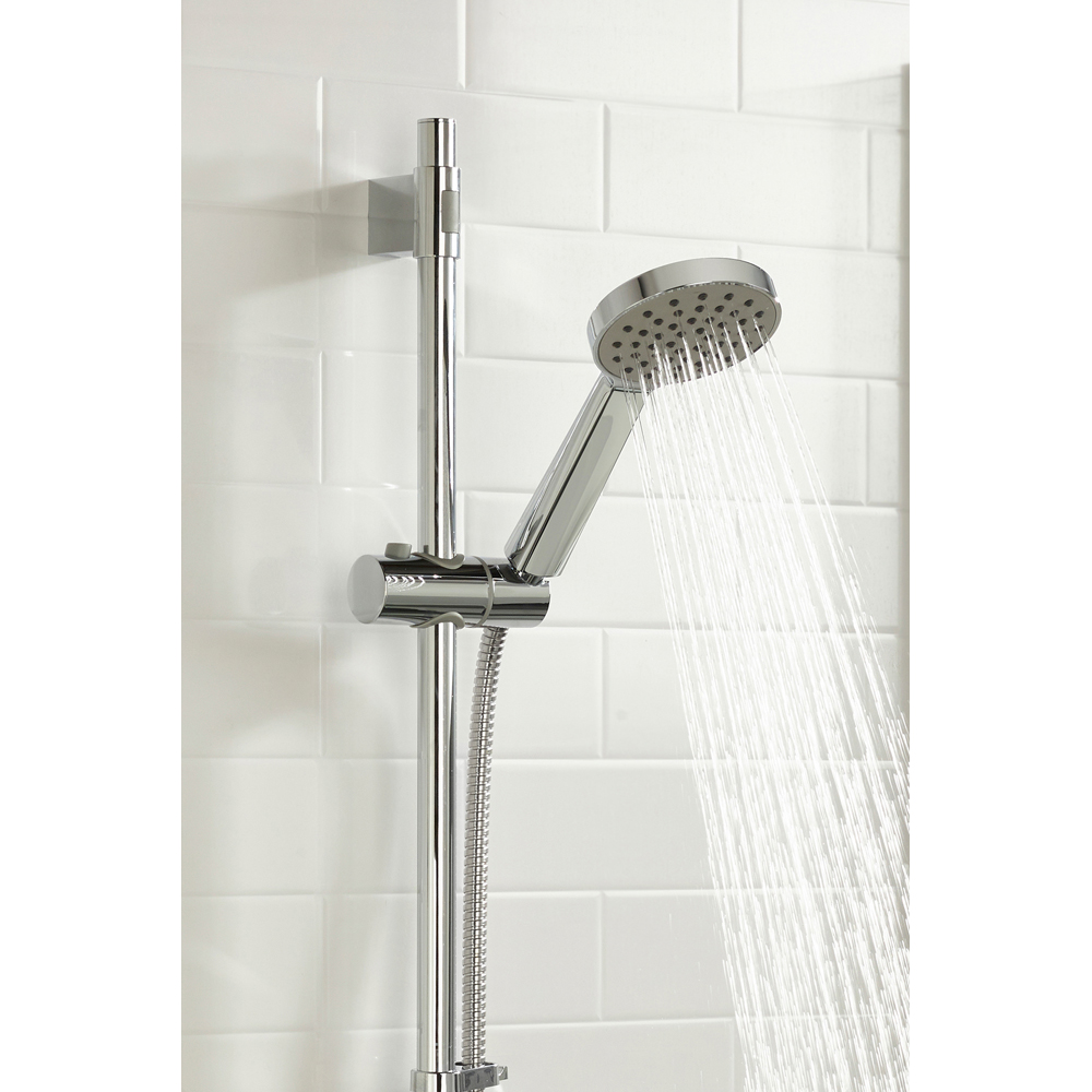 Bristan Onza Chrome Thermostatic Exposed Shower Valve with Single-Function Handset Image 4