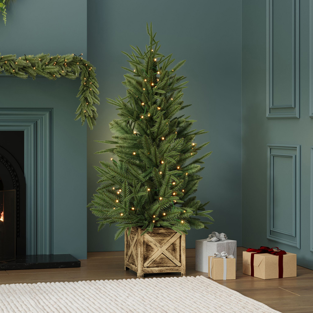 Charles Bentley Luxury Pre-Lit Faux Christmas Tree 4ft Image 2