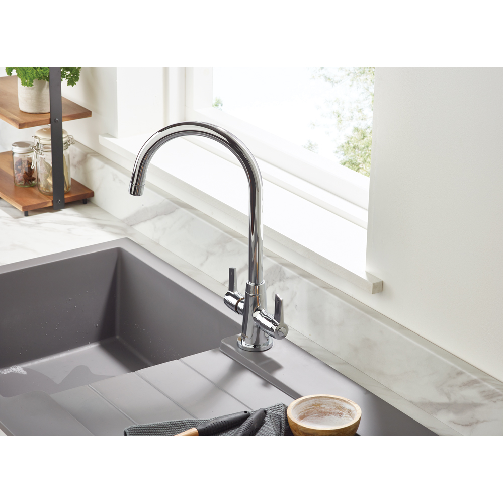 Bristan Easyfit Echo Chrome Kitchen Mono Sink Mixer Tap Image 6