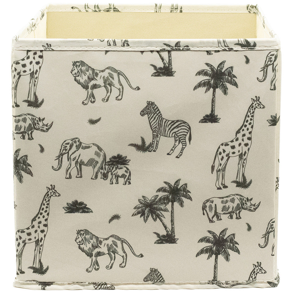 Homebase Safari Pattern Compact Cube Storage Insert 3 Pack Image 3