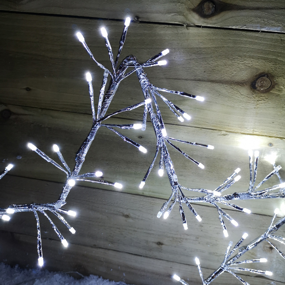Samuel Alexander Silver Star LED Outdoor Christmas Decoration 60cm Image 2