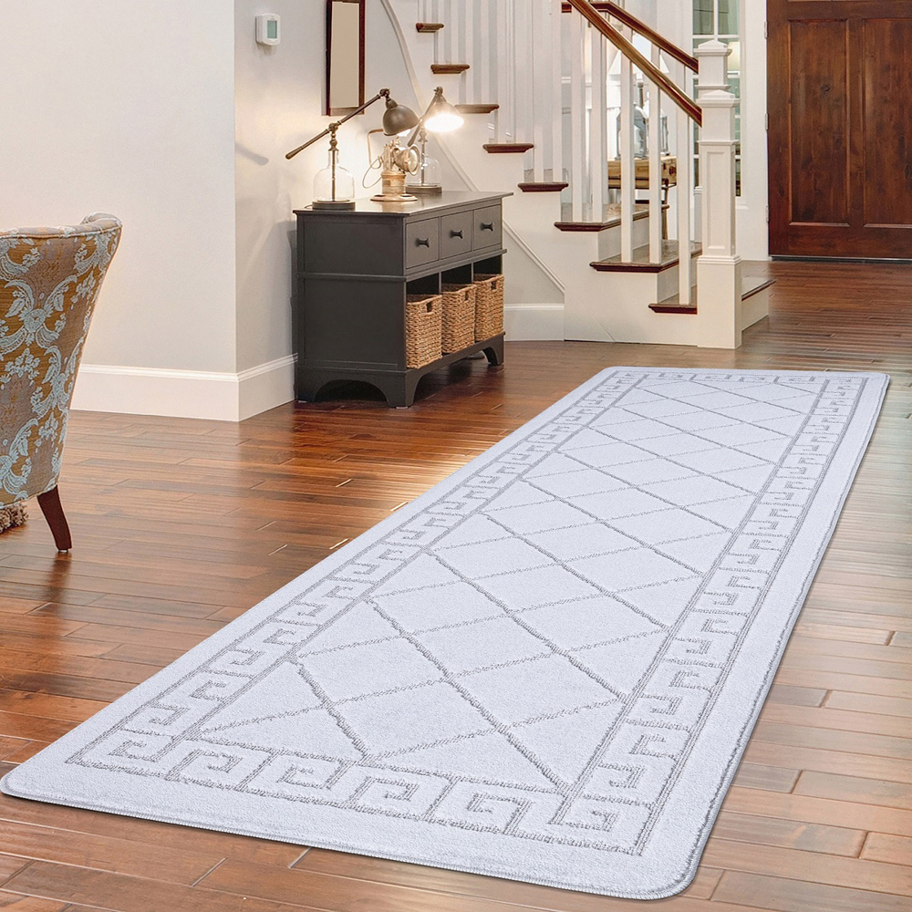 Smart Living Tribela Silver Gel Back Non-Slip Mat 60 x 220cm Image 2