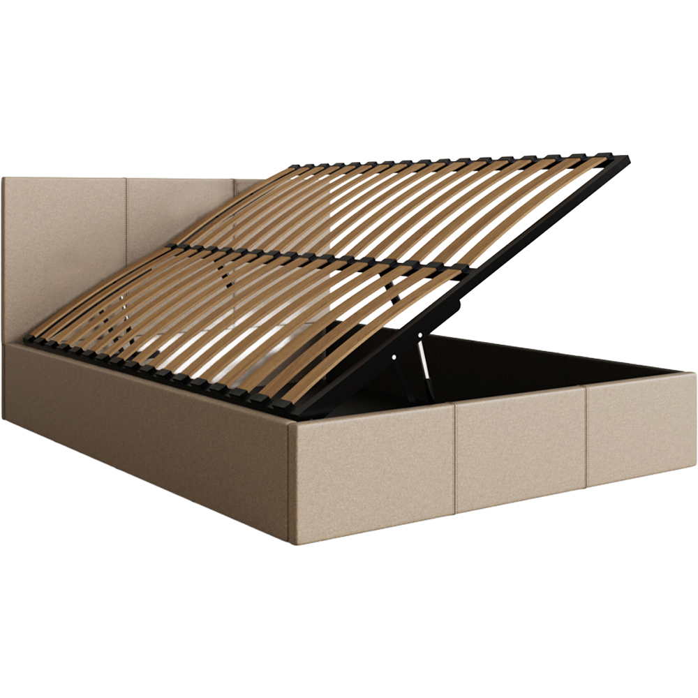 GFW King Size Natural Side Lift Ottoman Bed Image 5