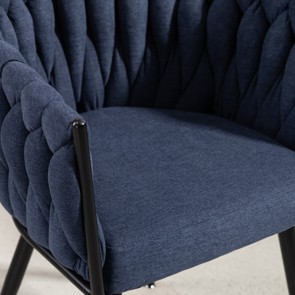 Artemis Home Aneta Set of 2 Denim Dining Chairs Image 2