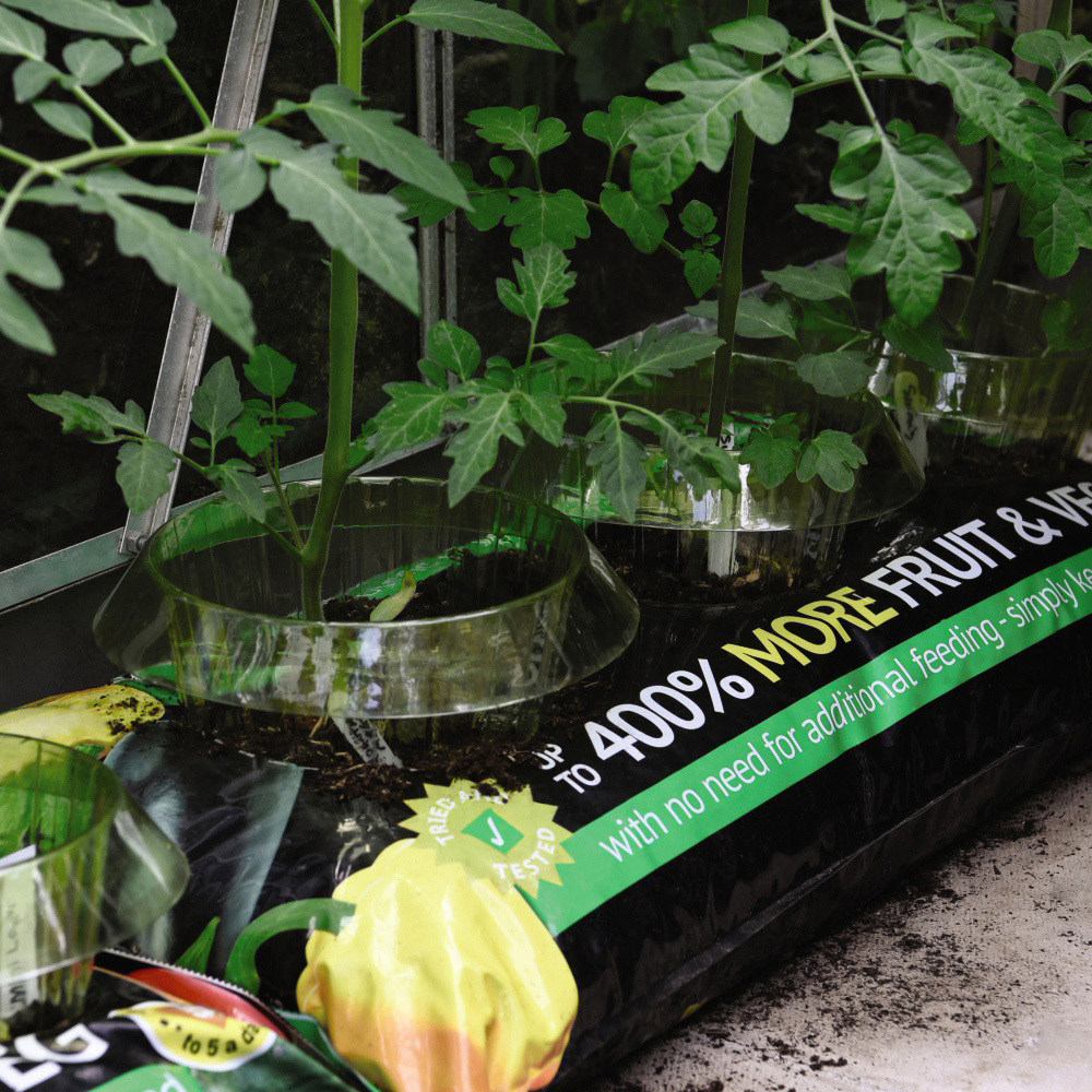 Thompson and Morgan Incredicrop Grow Bag 35L 2 Pack with 2 Incredicrop 100g Image 6