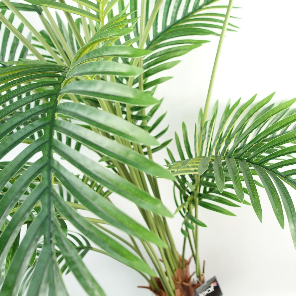 Leaf Areca Palm Artificial Tree with Black Pot 150cm Image 2