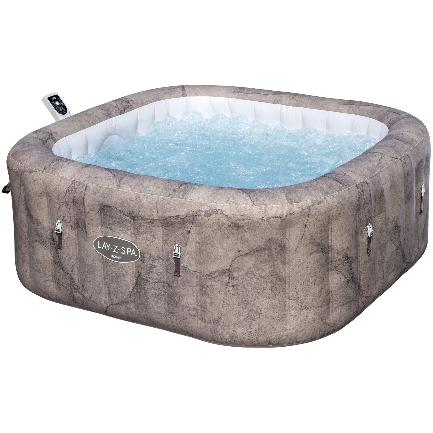 Lay-Z-Spa Rome MaxHold Smart AirJet - Brown Image 9