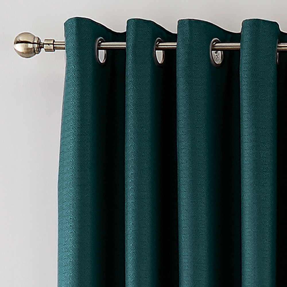 Helena Springfield Eden Lined Teal Curtains 229 x 229cm Image 2