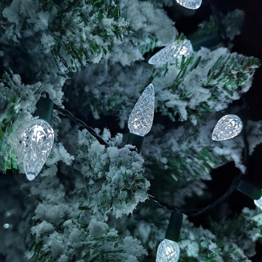 Samuel Alexander 150 White LED Pine Cone Multi-Function Green String Light 8m Image 6