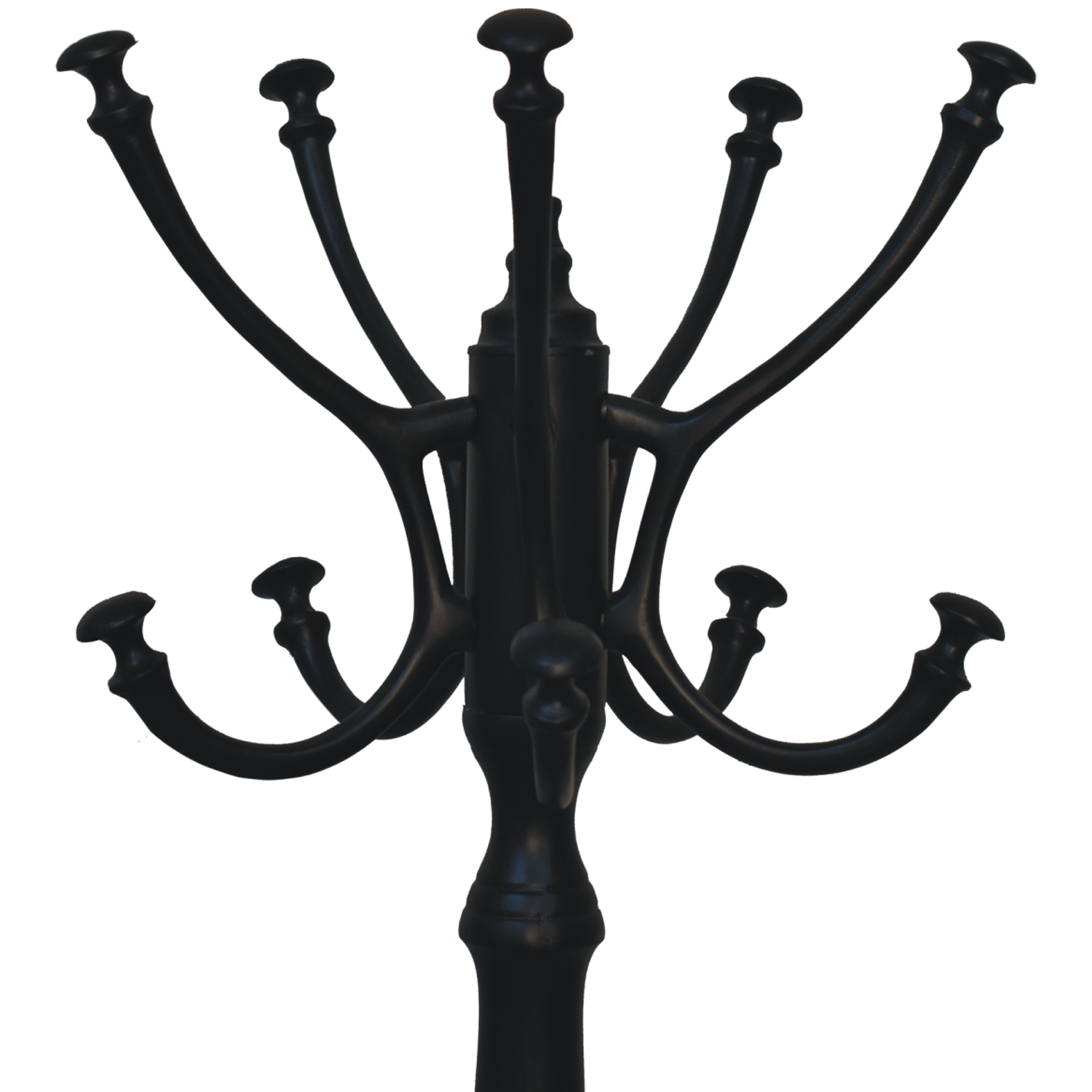 Artisan Furniture Black Iron 6 Hook Coat Stand Image 3