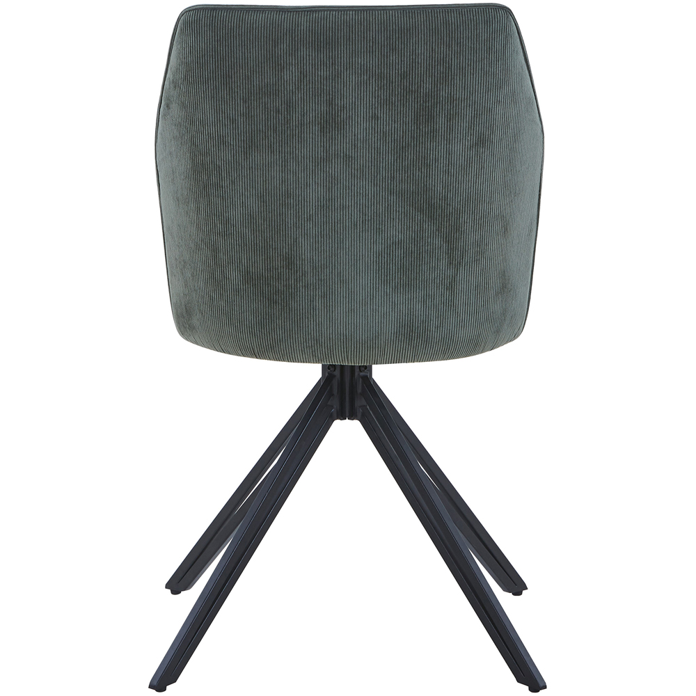 Core Products Aspen Set of 2 Light Green Cord Fabric Swivel Dining ...