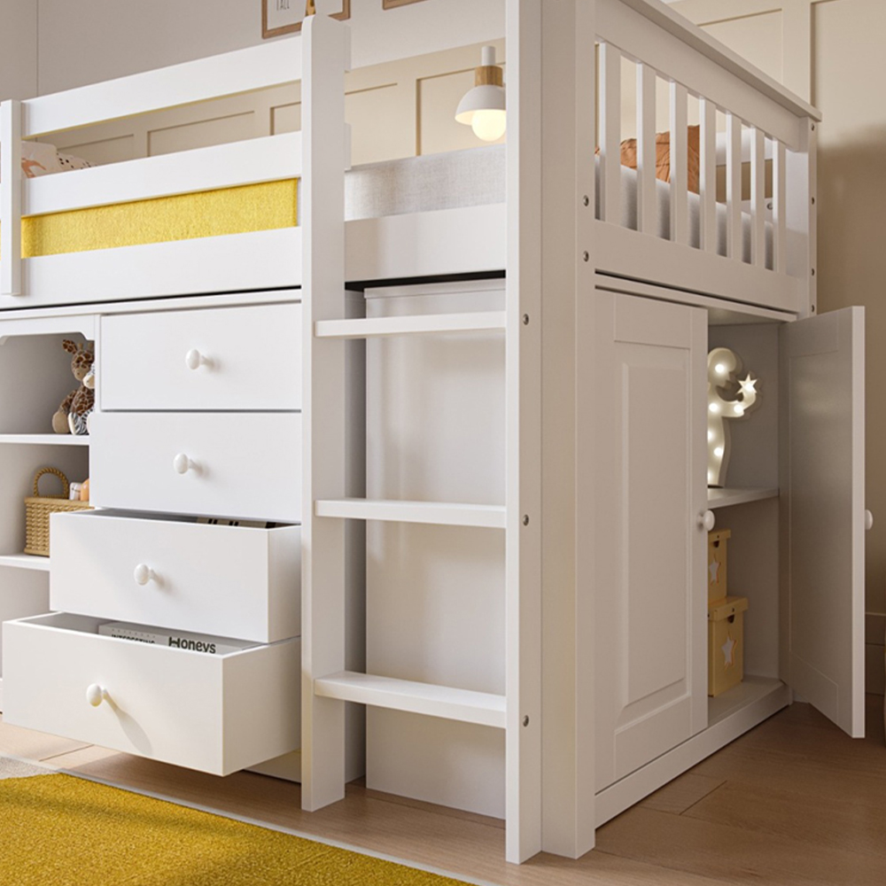 Flair Oban Single White Cabin Bed Image 2