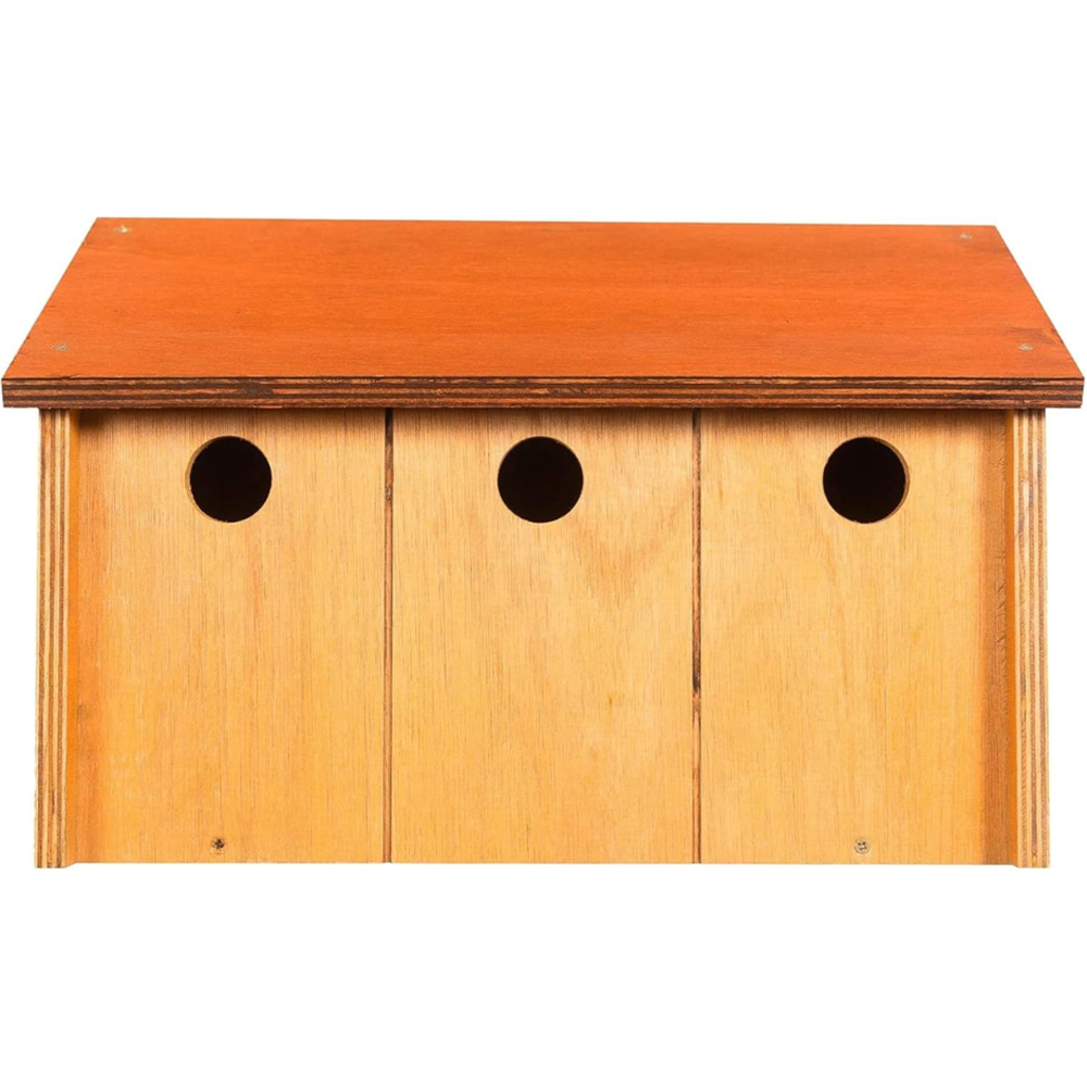 Happy Beaks Oakham Sparrow Terrace Nest Box 2 Pack Image 3