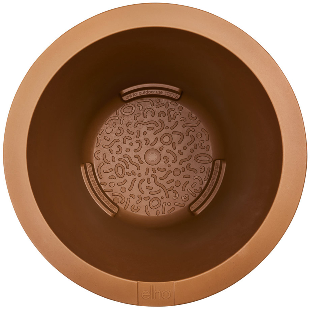 elho Amber Caramel Coupe Plastic Plant Pot 41cm Image 4