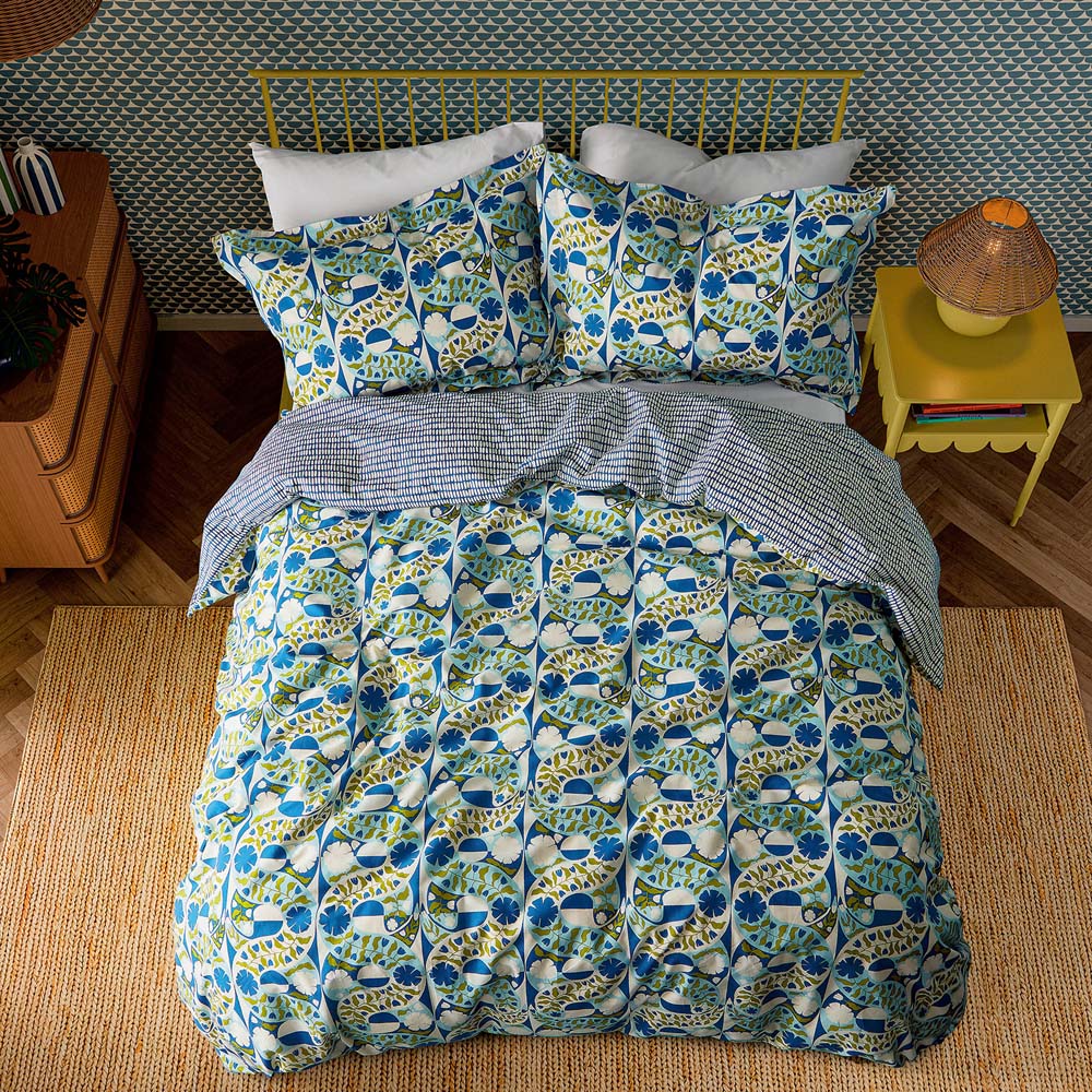 Scion Twist and Turn Double Indigo Duvet Set Image 5