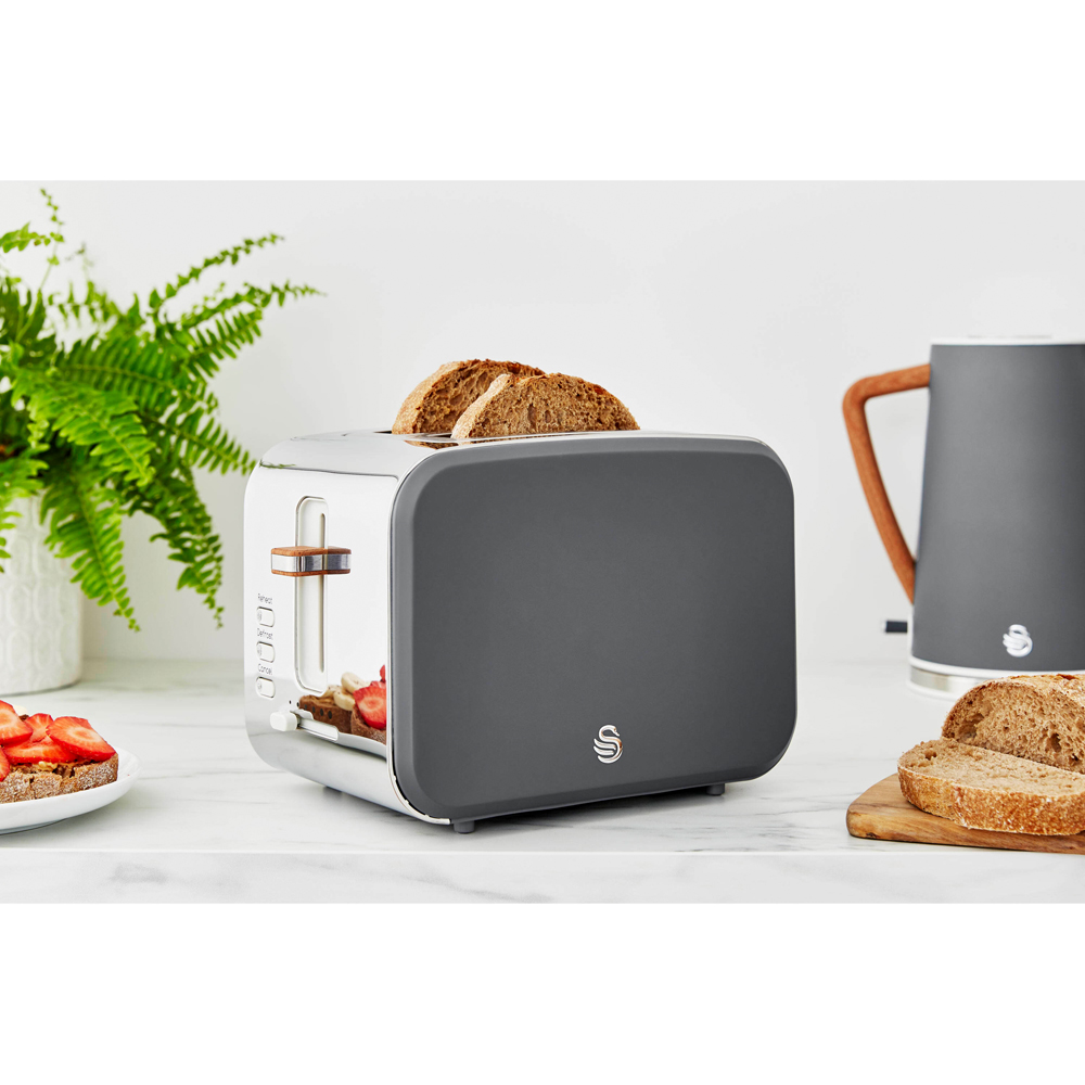 Swan Nordic EEJB144 Grey 2 Slice Toaster 1.7L Kettle and 20L Microwave Bundle Image 7