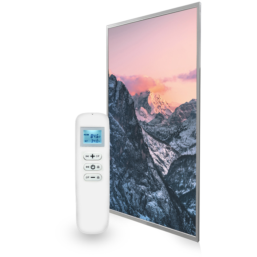 Mirrorstone Nexus Valley at Dusk Image Wi-Fi Infrared Heating Panel 700W 595 x 1195mm Image 2