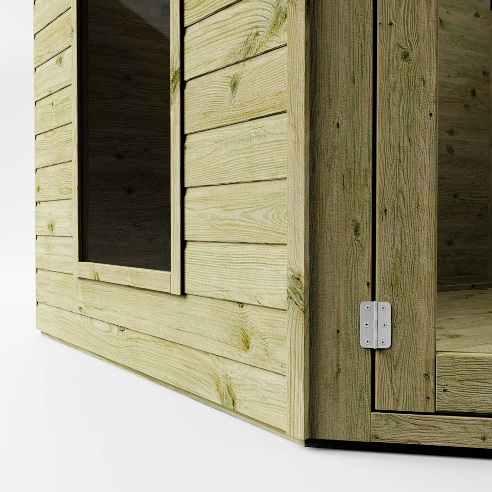 Mercia Corner Summerhouse with Side Shed 8 x 12ft Image 6