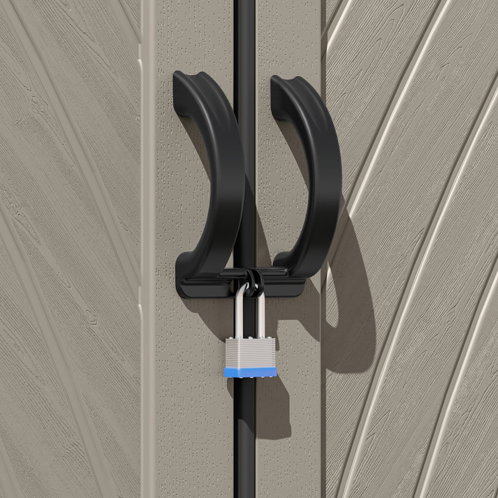 Suncast Vista 7 x 10ft Apex Storage Shed Image 6