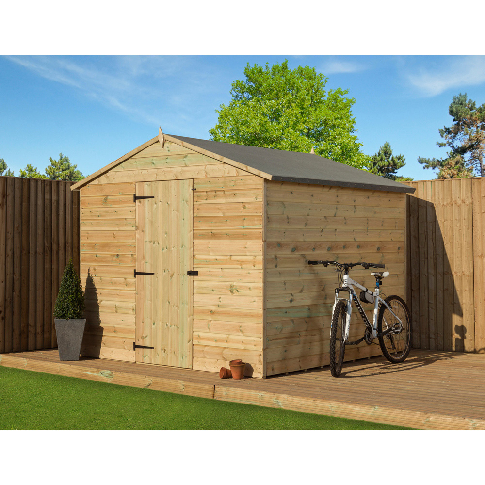 Empire Sheds 9000 8 x 8ft Tongue and Groove Apex Garden Shed Image 2