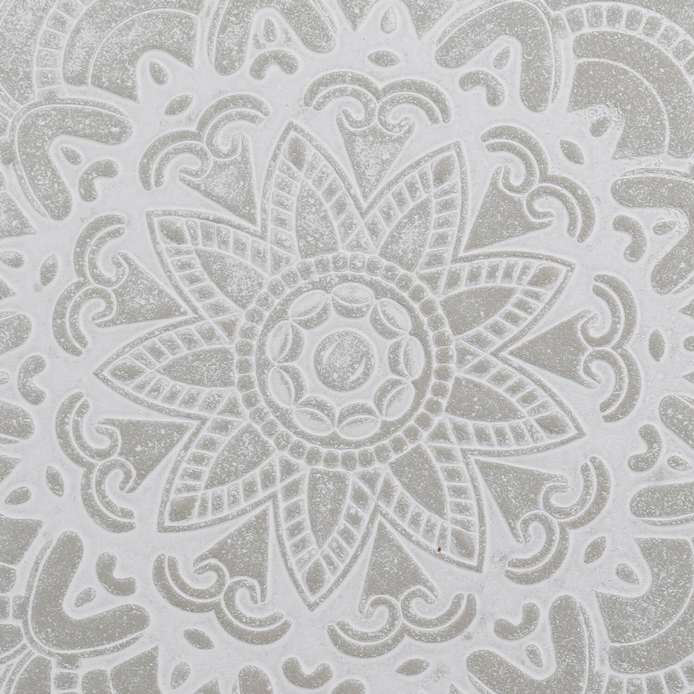 Grey and Natural Flat Top Side Table Image 5