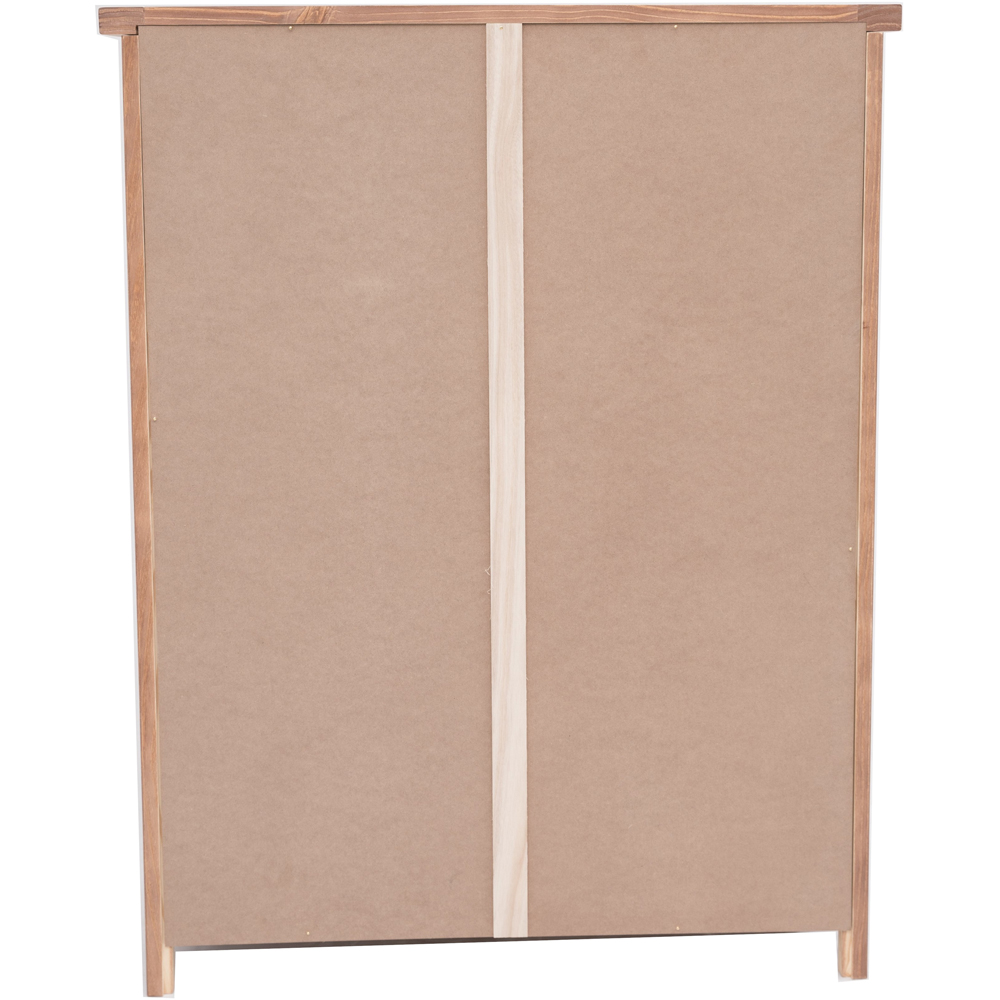 Cabinet Bits Padua 5 Drawer Brown Brass Drop Handle Chest of Drawers Image 6