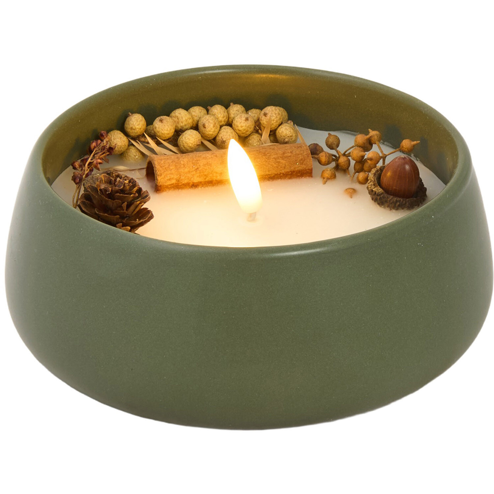 Cinnamon LED Bowl Candle Image 4