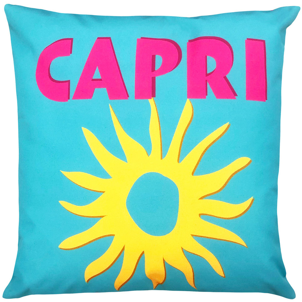 furn. Capri Multicolour UV and Water Resistant Outdoor Cushion Image 1