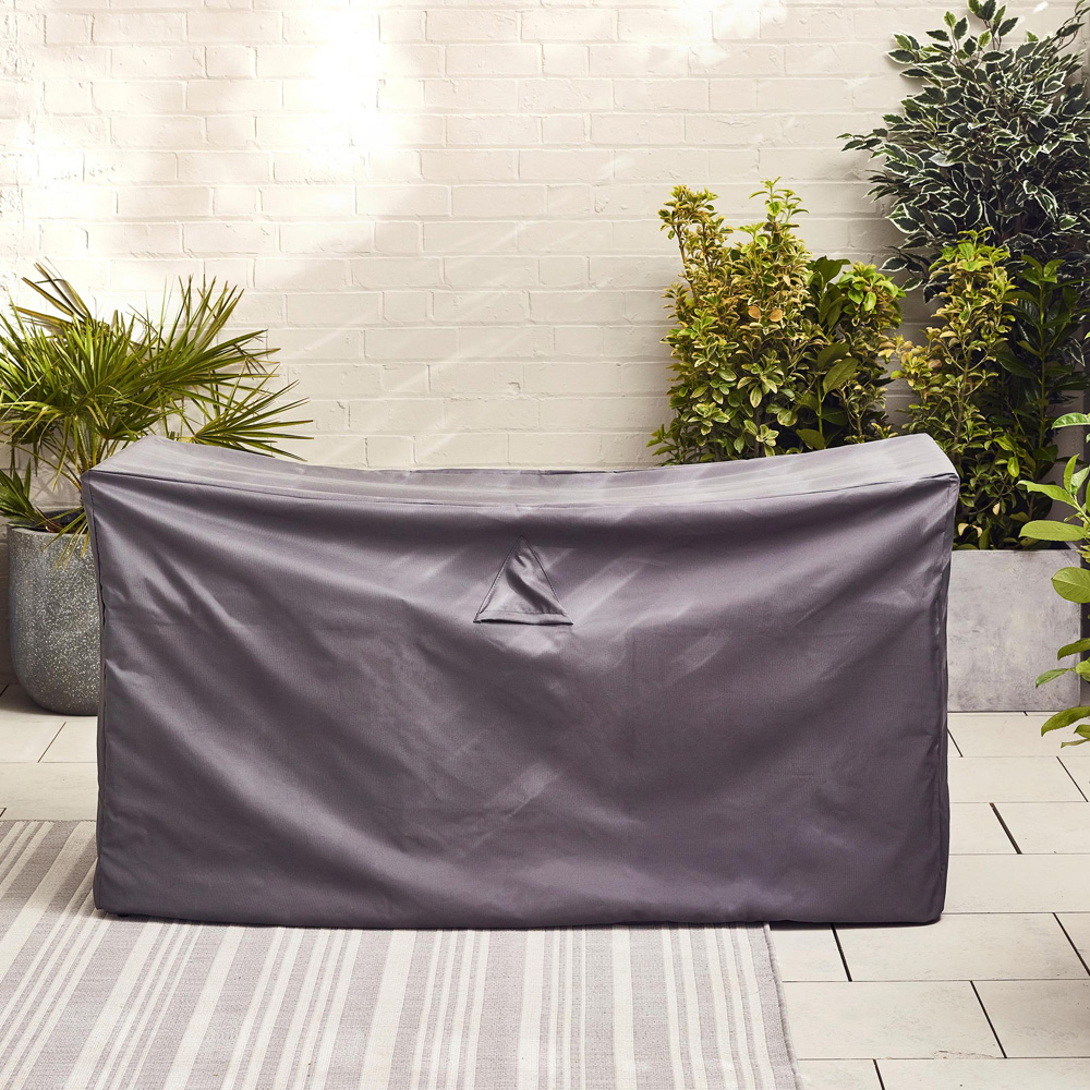 Furniturebox Seville 2 Seater Light Brown Rattan Outdoor Bistro Set Image 8