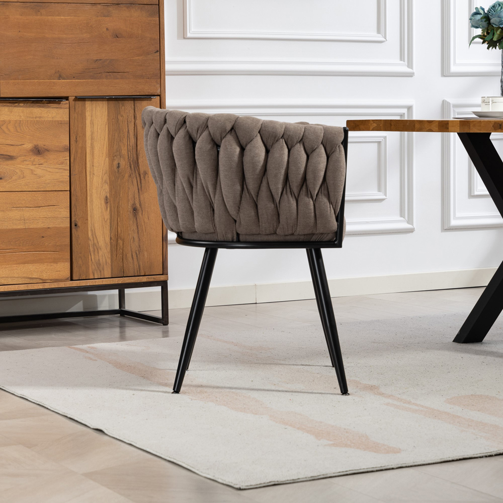 Artemis Home Aneta Set of 2 Brown Dining Chairs Image 6