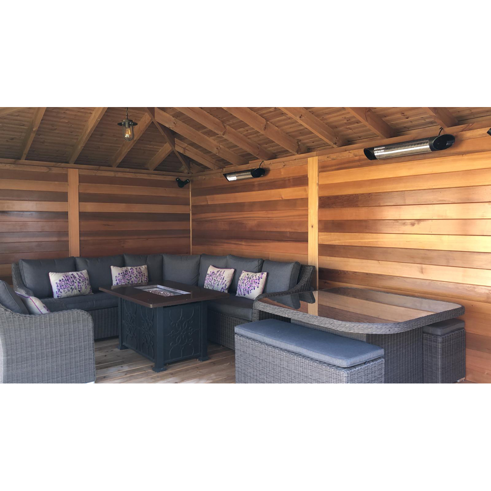 Veito Blade-S2500 Wall and Ceiling Mounted Outdoor Patio Infrared Heater 2500W Image 8