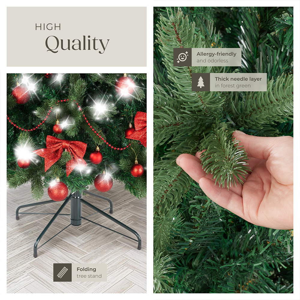 tectake Prancer Green Artificial Christmas Tree 6.8ft Image 5