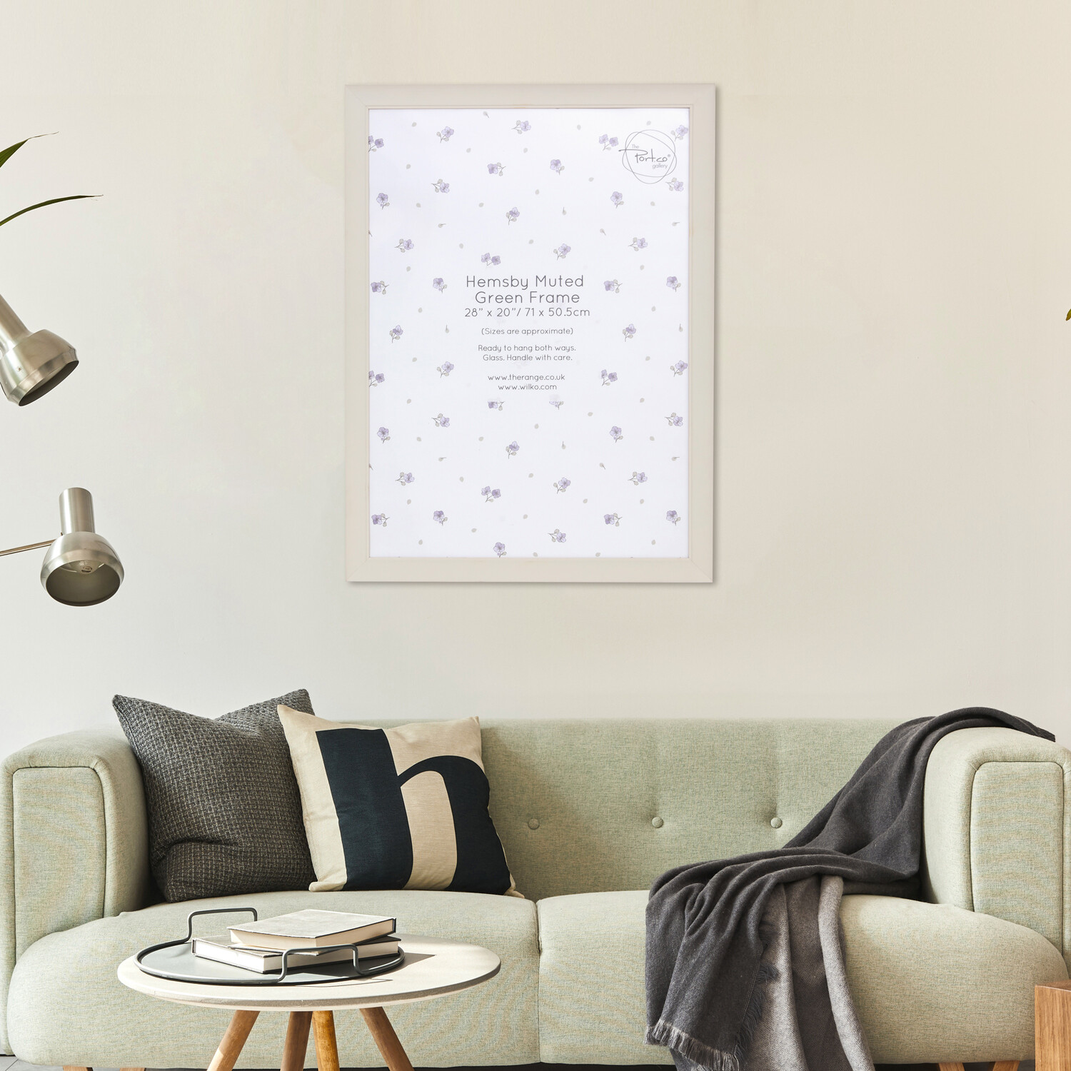 Hemsby Photo Frame Muted Green 28 x 20in Image 2