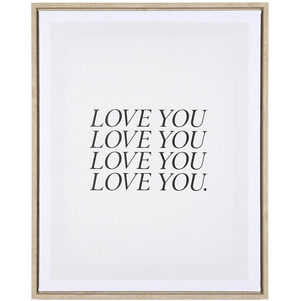 Single Neutral Simple Affirmation Canvas 50 x 40cm in Assorted styles Image 3