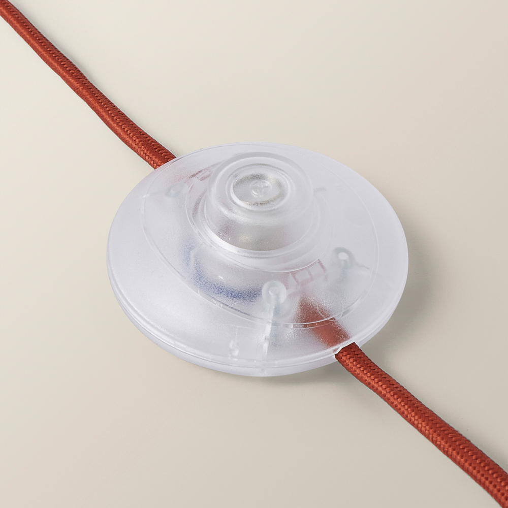 ValueLights Akira Burnt Orange Pleated Shade LED Floor Lamp Image 4