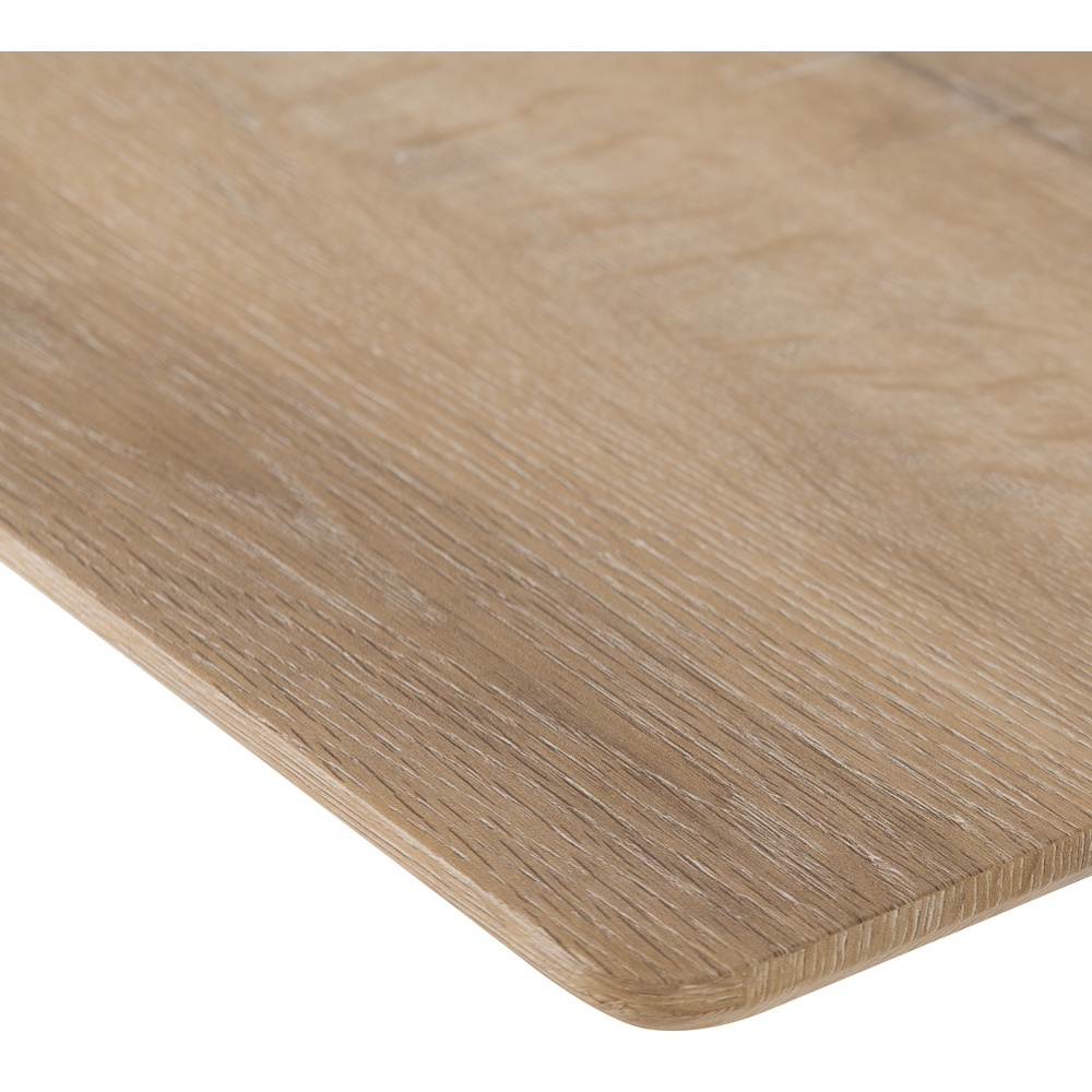 Seconique Barley Veneer 4 Seater Dining Table Oak Image 5