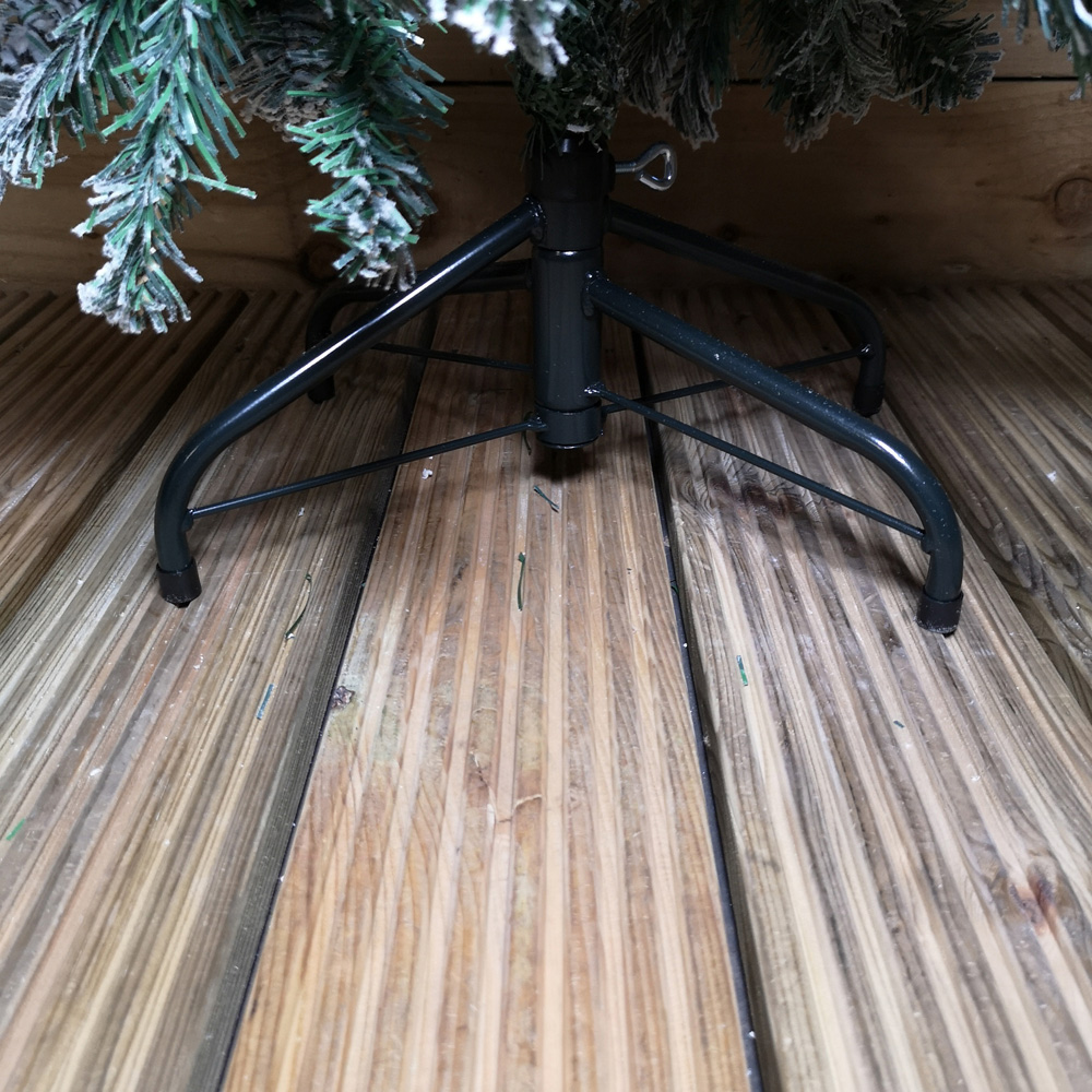 Premier Green Snow Flocked Spruce Pine Artificial Christmas Tree 5.5ft Image 4