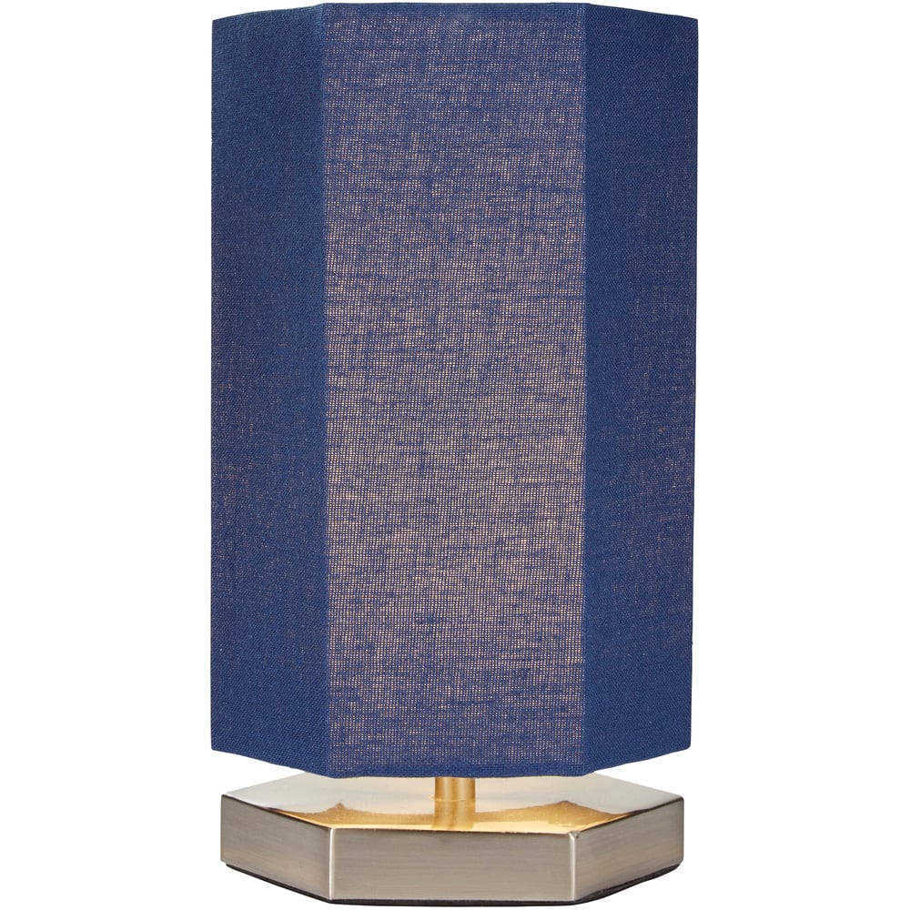 Glow Hex Navy Hexagon LED Table Lamp Image 3