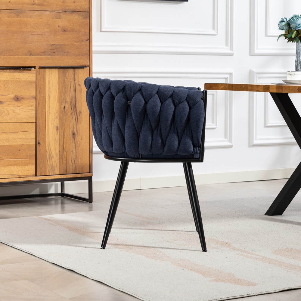 Artemis Home Aneta Set of 2 Denim Dining Chairs Image 5