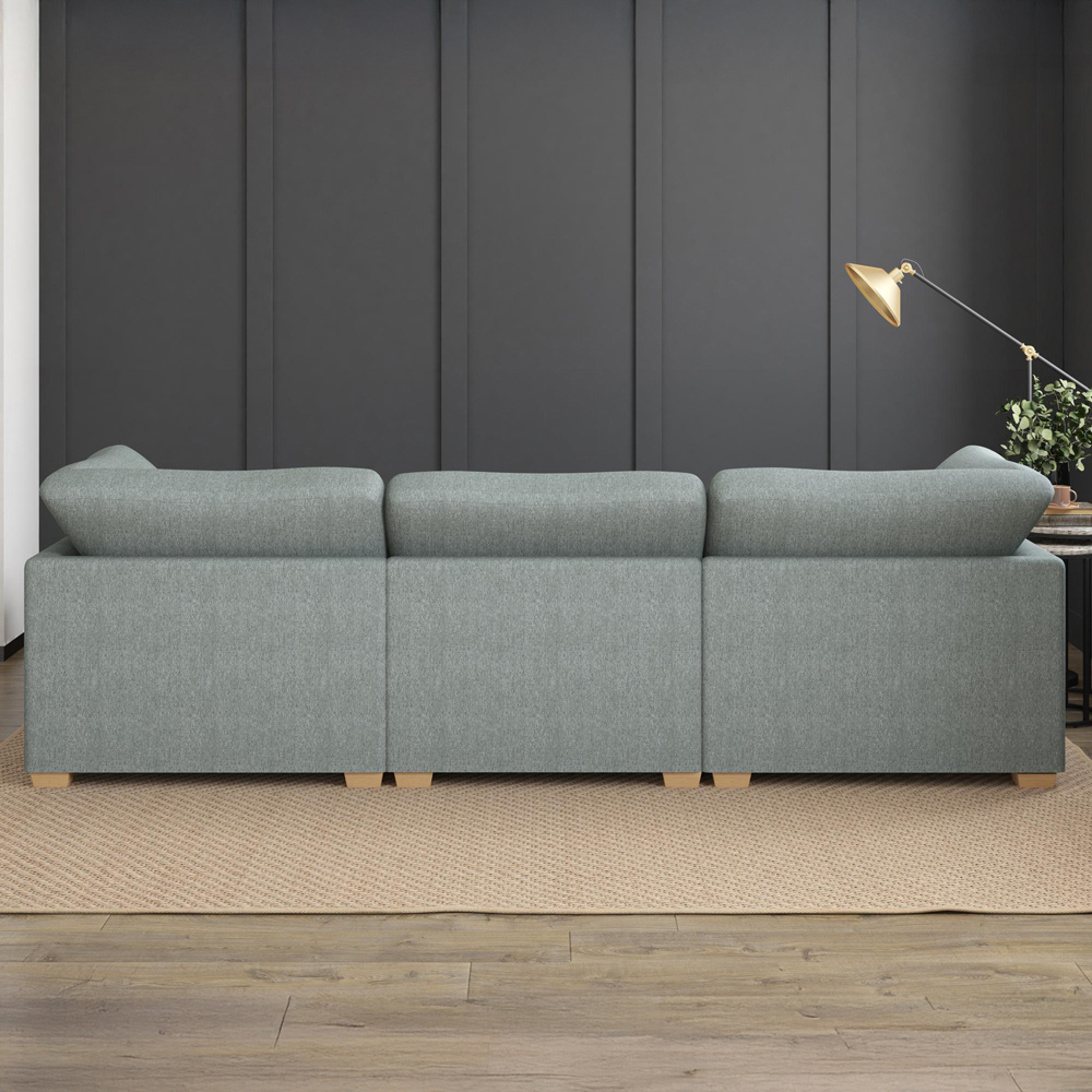 Nestle 5 Seater Granite Venice Fixed Back U-Shape Sofa Image 8