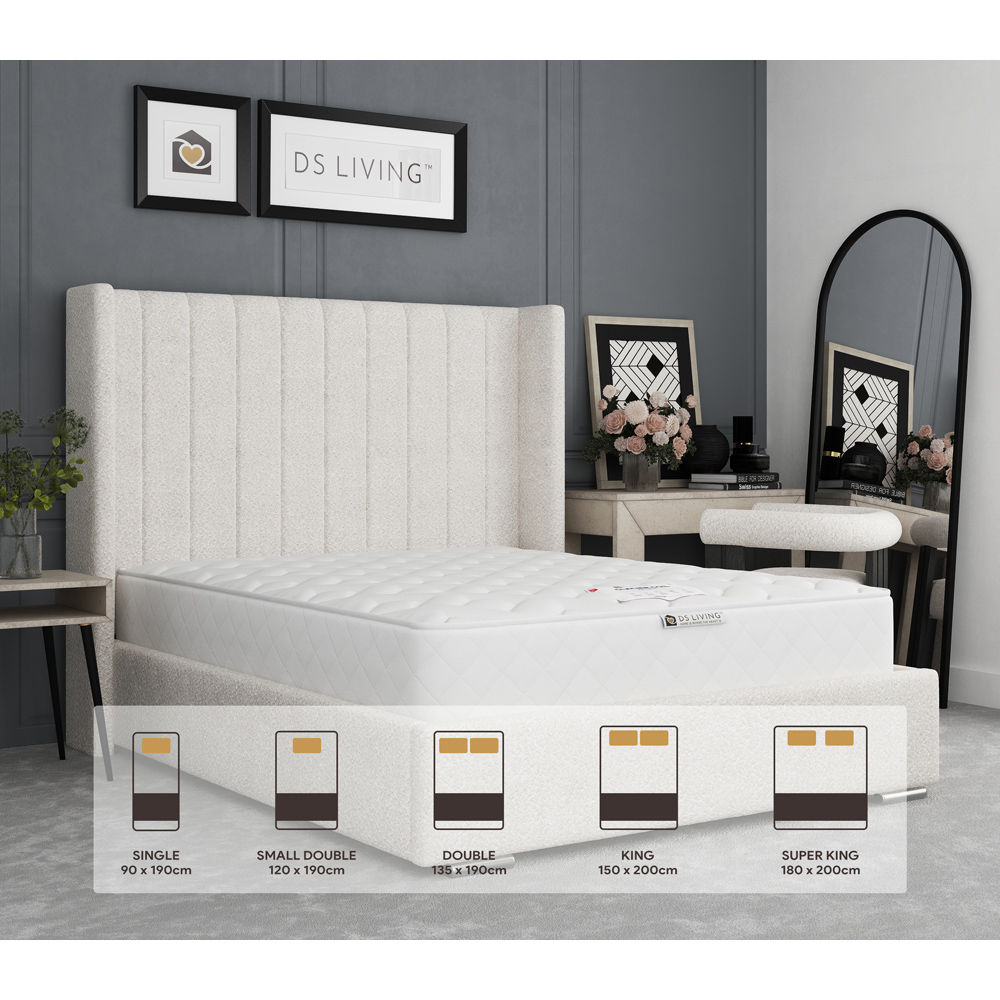 DS Living Aurora Soothe Super King Size Bonnell Spring Mattress with Reflex Foam Layers Image 8