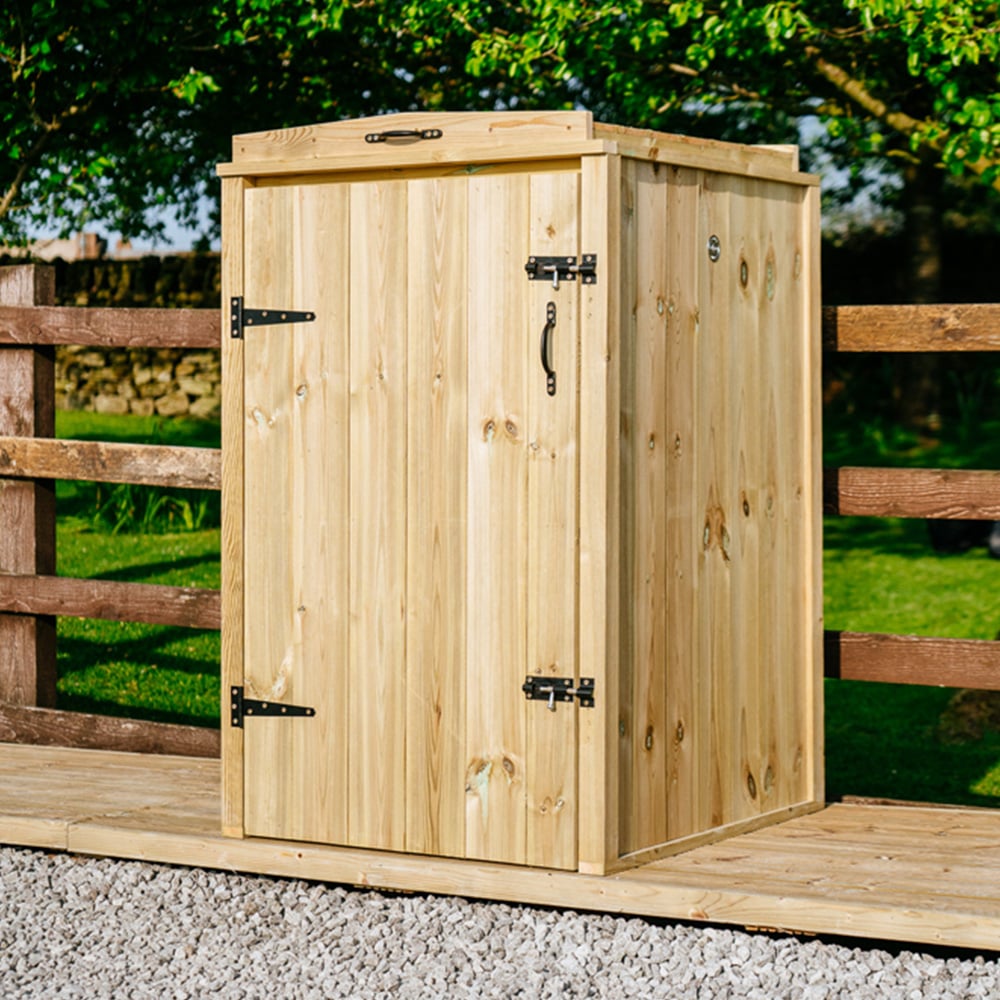 The Garden Village Chatburn 2 Recycle Box Storage Shed Image 8