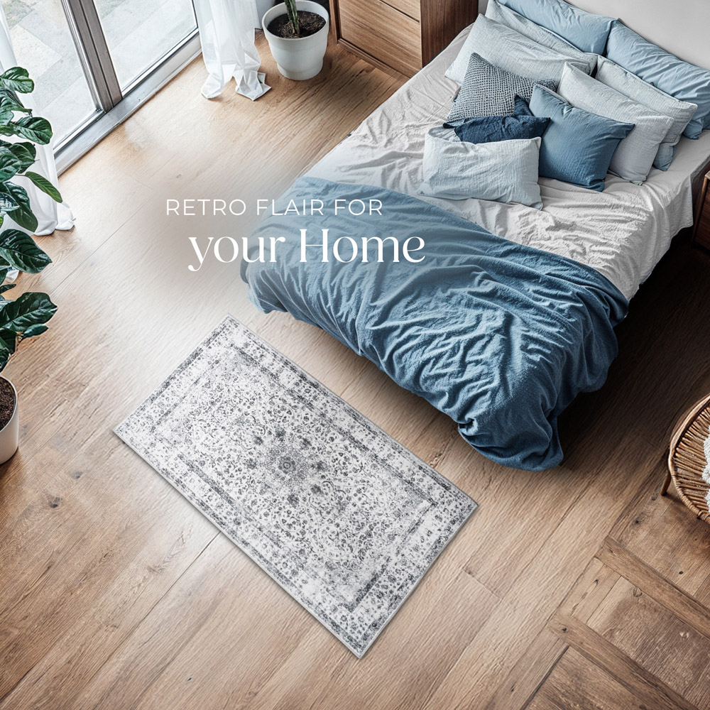tectake Aliya Washable Rug 110 x 60cm Image 3